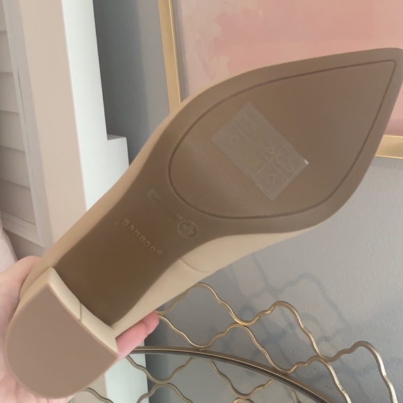 Ada Faye pointed toe block heel in nude - Picture 9 of 10